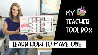 Why You Need a Teacher Toolbox for your Homeschool Room | Teacher Toolbox DIY