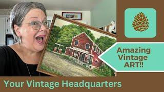 Vintage & Antique Art! Thrift Stores   Estate Sales   Flea Markets!