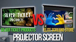 ️ Elite Screens  VS Silver Ticket Products | Best Projector Screens