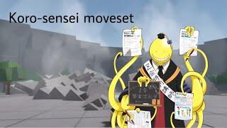 Koro-sensei moveset tsb (6k special)