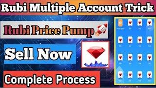 RUBI Multiple accounts trick | How to create multiple accounts on Rubi ? | Sell Rubi instant #rubi