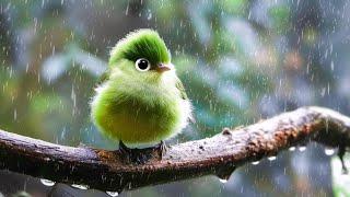 Rainy Days with Birds and Piano ️️️ Deep Relaxation for Mind and Body ️