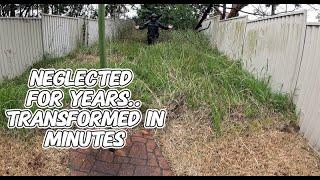 THE BIG REVEAL: Neglected yard transformed in time for  CHRISTMAS with shocking results - PART 2