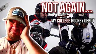 WHAT EXACTLY WENT WRONG WITH MY D2 COLLEGE HOCKEY DEBUT…