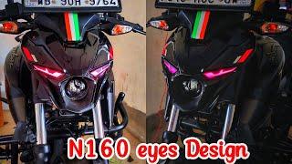 Pulser N160 Eyes Modified || #2               #bikelover #pulserlover #modified