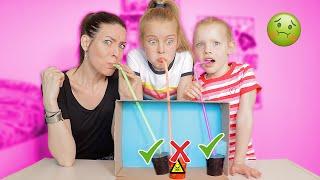 Dont Choose The Wrong MYSTERY STRAW CHALLENGE!! [De Mysterieuze Rietjes Challenge] DeZoeteZusjes