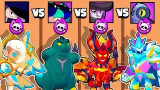 WHAT IS THE BEST BRAWLER with HYPERCHARGE SKIN? | ANGEL vs DEMON | Brawl Stars