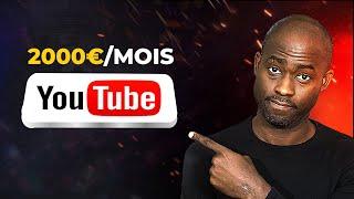 Comment gagner 2000€/mois avec YouTube sans montrer son visage