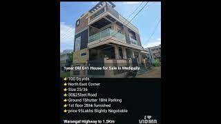 ADD-629: G+1 INDEPENDENT HOUSE FOR SALE IN HYDERABAD TO WARANGAL HIGHWAY