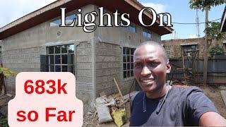 Cost of Construction of my Budget Home/ Lights On/ KSH 683,000 later