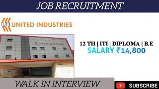 United Industries Plastic Pvt Ltd Job Vacancy||Chennai Jobs||Sriperumbudur Jobs||Mnc Jobs||