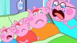 Please Wake Up Them, Daddy Pig is So SAD!!? | Funny Peppa Pig Try Not To Laugh