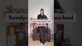 Trendy + Cute Hoodies Haul Under 500#shorts #viral #meeshohaul #meesho #meeshoapp #hoodies #fyp