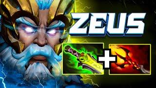 100% Magical Damage Builds Zeus35KillsDagon + Ethereal Blade Insane Damage Dota 2