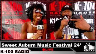 K-100 Radio with Jaala at Sweet Auburn Music Festival