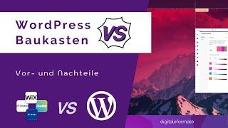 WordPress oder Homepage Baukasten: Vor- und Nachteile | Vergleich