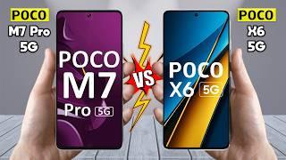 Poco M7 pro 5G Vs Poco X6 5G - Full Comparison  Techvs