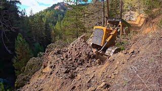 How Does the Legendary Bulldozer Caterpillar D7G Move in the Mountains?,One Part #bulldozer