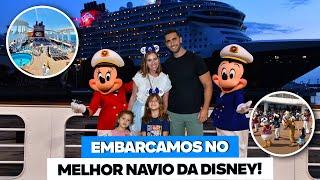 Como é o melhor Cruzeiro da Disney! Embarcamos no Navio Wish!