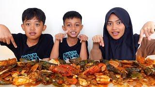 SEAFOOD SAUS PADANG LAGI! MUKBANG LOBSTER UDANG KERANG