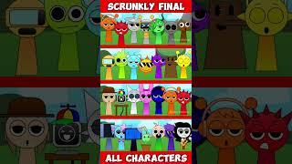 Incredibox Sprunki But SCRUNKLY Final Update All Characters MIX VERSION