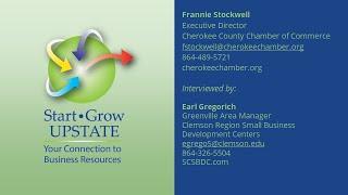 Start Grow Upstate Resource Video - Cherokee County Chamber of Commerce