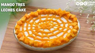 Easy Mango Tres Leches Cake Recipe | Three Milk Cake