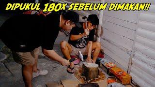 ⁠DIPUKUL PAKE PALU 180X BARU BISA DIMAKAN!!