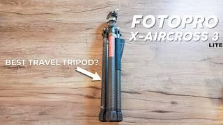 Is this is THE BEST Travel Tripod - Fotopro X-Aircross 3 Lite Carbon Fiber - weighs under 2lbs!