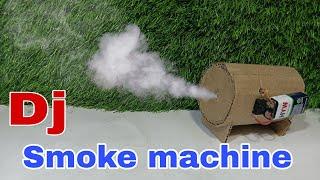 DIY Cardboard DJ Smoke Machine // Science Experiment