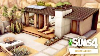 Desert Chic Tiny House ️ | The Sims 4 Desert Luxe Kit | Speed Build | No CC + Download Links