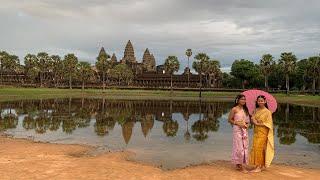 Angkor Wat Temple Sunrise, Tour and Sunset | Cambodia Vlog #2