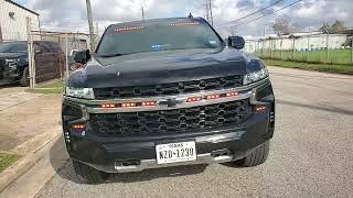 2021 Tahoe PPV Feniex F1 Quad Police Lights by EFS Houston Emergency Fleet Service