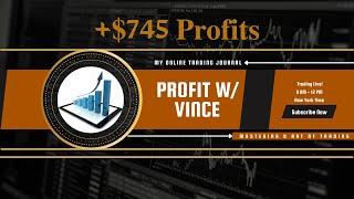 Live Trading - +$745 Profits Part 1 - Phase 2 of 100k CHALLENGE - Apr 15, '24 - US30