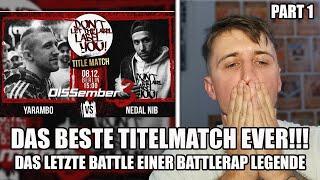 YARAMBO VS NEDAL NIB TITELMATCH REACTION TEIL 1 // YARAMBO MACHT MIESE