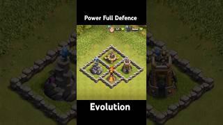 power Full Defence Evolution #coc