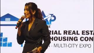 NAR a INDIA conference 2024 -Emcee Tanya Narang #realestate #narindia #goaevents #anchor