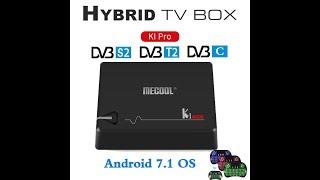 MECOOL KI PRO DVB Android 7 1 TV Box DVB T2DVB S2DVB C Amlogic S905D Quad 2G+16G Support Set Top Box