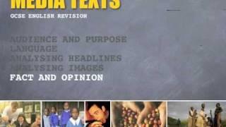 Media Texts - Fact & Opinion