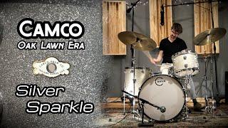 Camco Oak Lawn Era Drum Set - Silver Sparkle