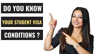 Do you know your student visa conditions?