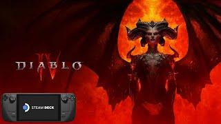 Diablo IV Open Beta Steam Deck Gameplay Steam OS