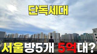 [서울] 방5개인데 5억대 단독세대 여기뿐입니다 대형평수 찾으신다면 추천! [역세권][빌라매매][신축]