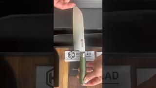 7” Damascus Steel ​@hexclad Santoku Knife Review