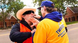 Texas Fan Trolls Michigan!