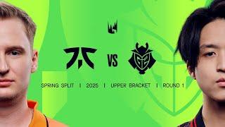 FNC vs G2 | 2025 LEC Spring Playoffs | Upper Round 1 | Game 2