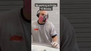 Me on Friday VS Monday.  #Monday #sad #Friday #happy #working #me #notworking  #funny
