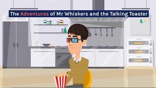 The Adventures of Mr Whiskers and The Talking Toaster l Animated Story for Kids