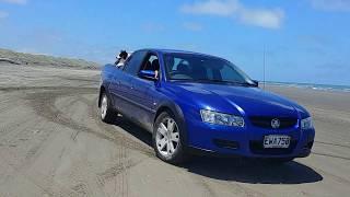 Holden Crewman Cross beach hooning