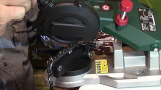 Обзор и тестирование станочка для заточки цепей для пил! Saw chain sharpening machine review!